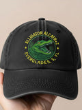 Alligator Alcatraz Print Hat