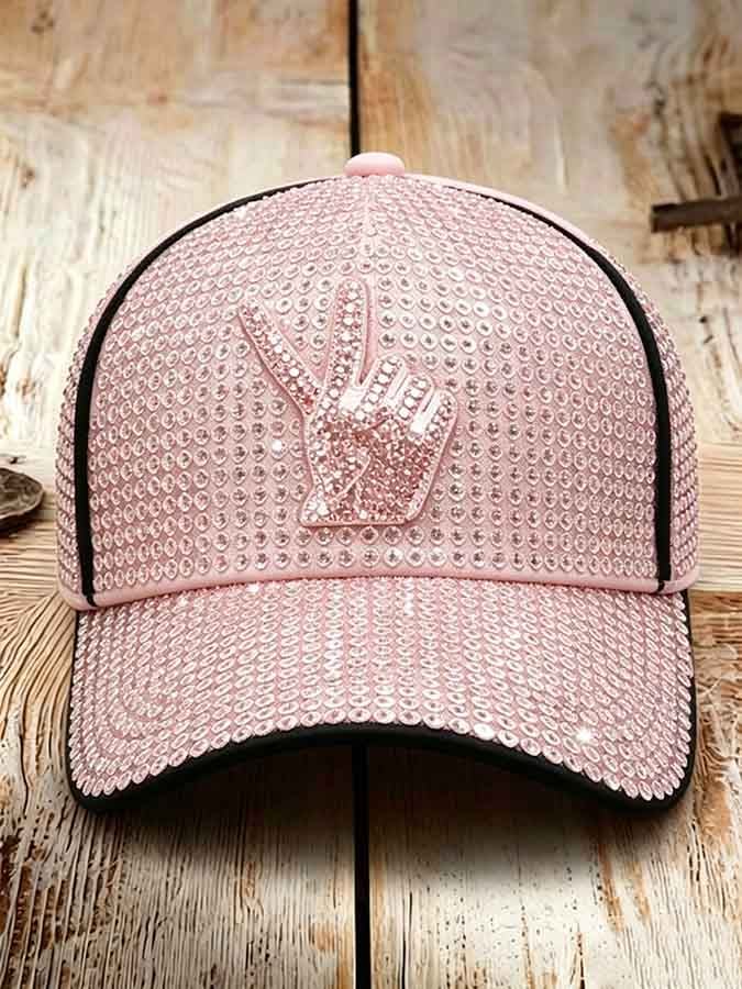 Unisex Retro Commemorative Baseball Cap: "King of Pop" Faux-Sequin Print Edition