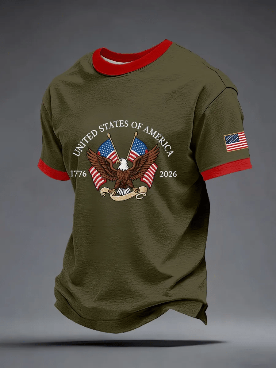 Men's 250th America Anniversary Print T-Shirt