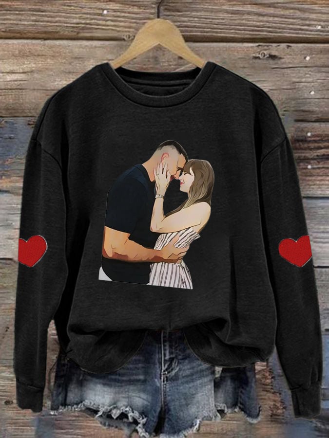 Women's Football  Print Sweatshirt