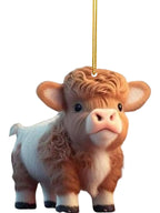 Funny Animal Christmas Stocking Decoration Flat Pendant
