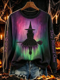 Women's Halloween Comfortable Crew Neck Thick Sweatshirt