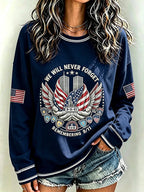 Women's Never Forget September 11 Print Top