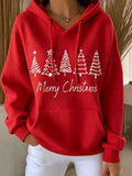 Women's Christmas Print Hoodie