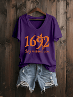 Women's 1692 They Missed One Print V-Neck T-Shirt
