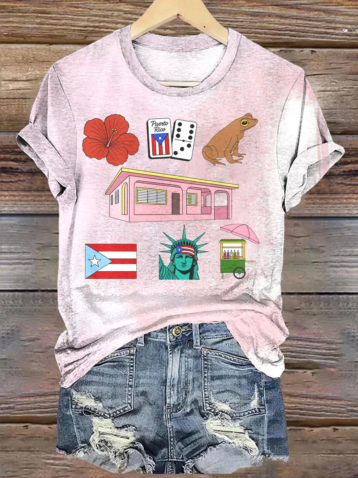 Men's singer casual printed T-shirt