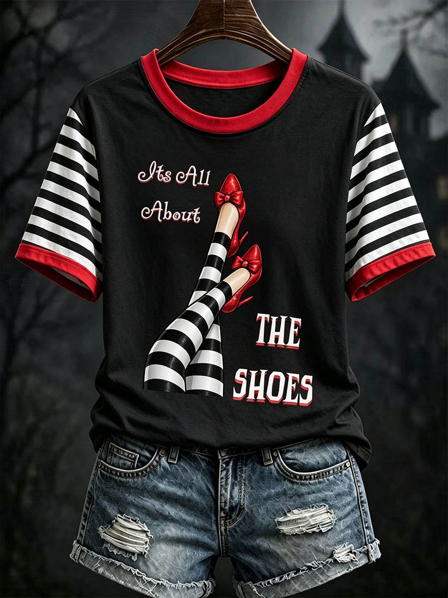 "It's All About the Shoes" Halloween T-shirt