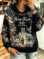 Women's Never Forget September 11 Print Top