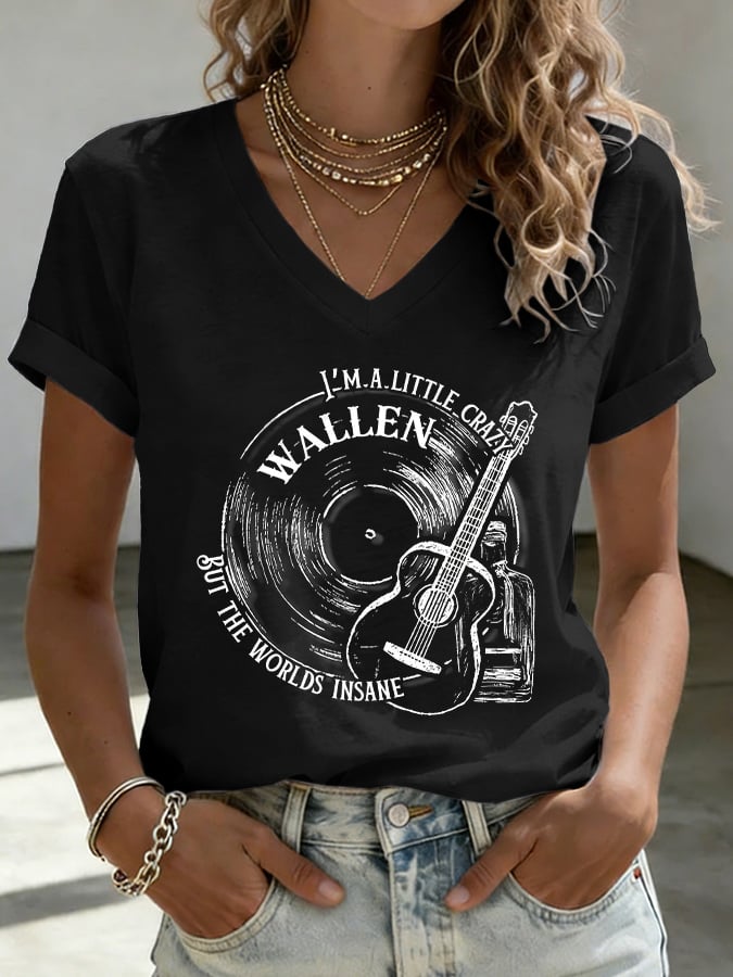 Women's Country Music Print T-shirt