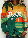Puerto Rico Printed Hooded Sweatshirt