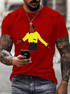Men's Commemorate Printed Casual T-Shirt