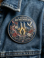 Unisex 9/11 25th Anniversary We Will Never Forget Brooch