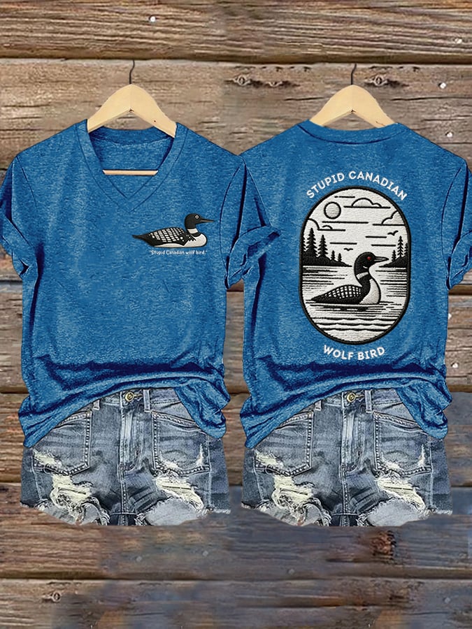 Women's Hockey Romance Print T-Shirt