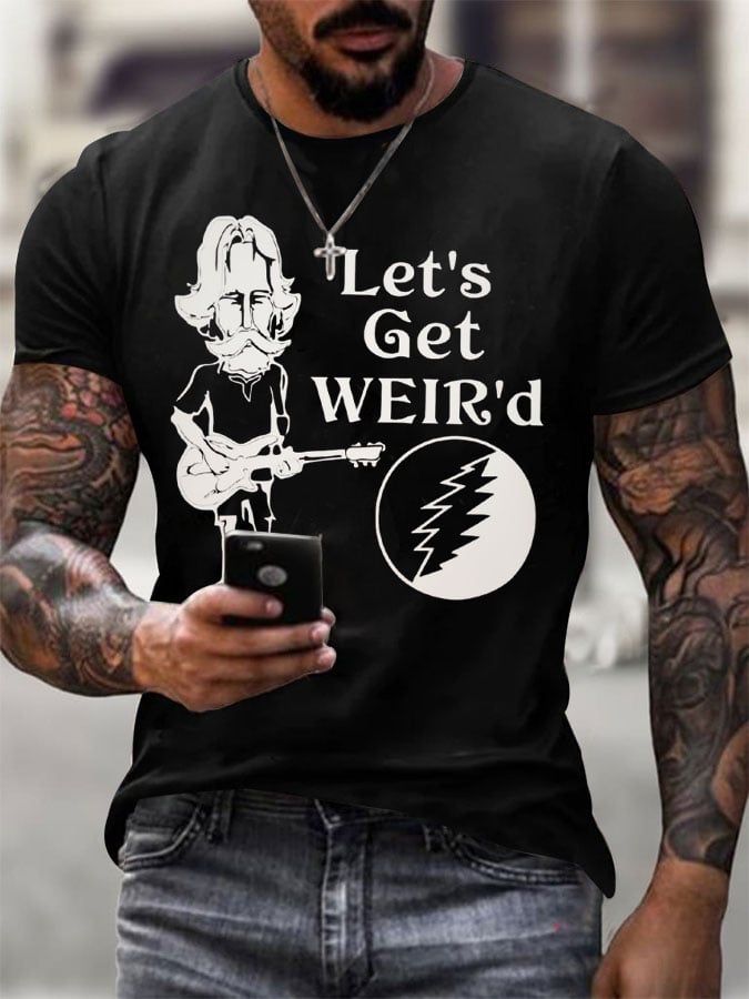 Men's RIP Print Casual Printed T-shirt