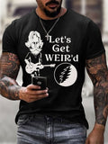 Men's RIP Print Casual Printed T-shirt