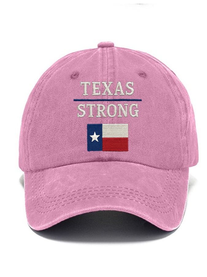 Texas Strong Print Baseball Cap