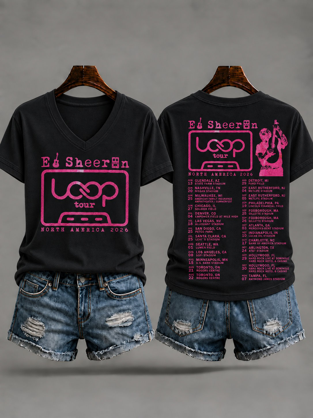 Women'S Musical Art Print T-Shirt