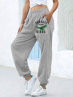 Women's Sundays Are For The Birds Football Print Casual Pants