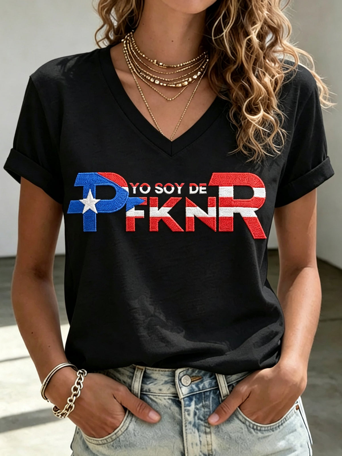 Women's Puerto Rico Print T-shirt