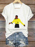 Women's  Forever in our heart Printed Casual T-Shirt