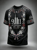 Men's "Never Forget 9/11" Design Comfortable T-Shirt