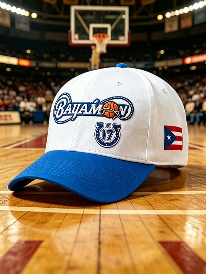 Puerto Rican Basketball Printed Cap