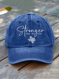 Texas Strong Hill Country Printed Hat for Men and Women