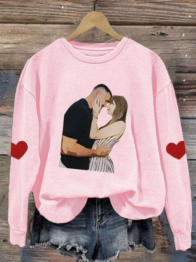 Women's Football  Print Sweatshirt