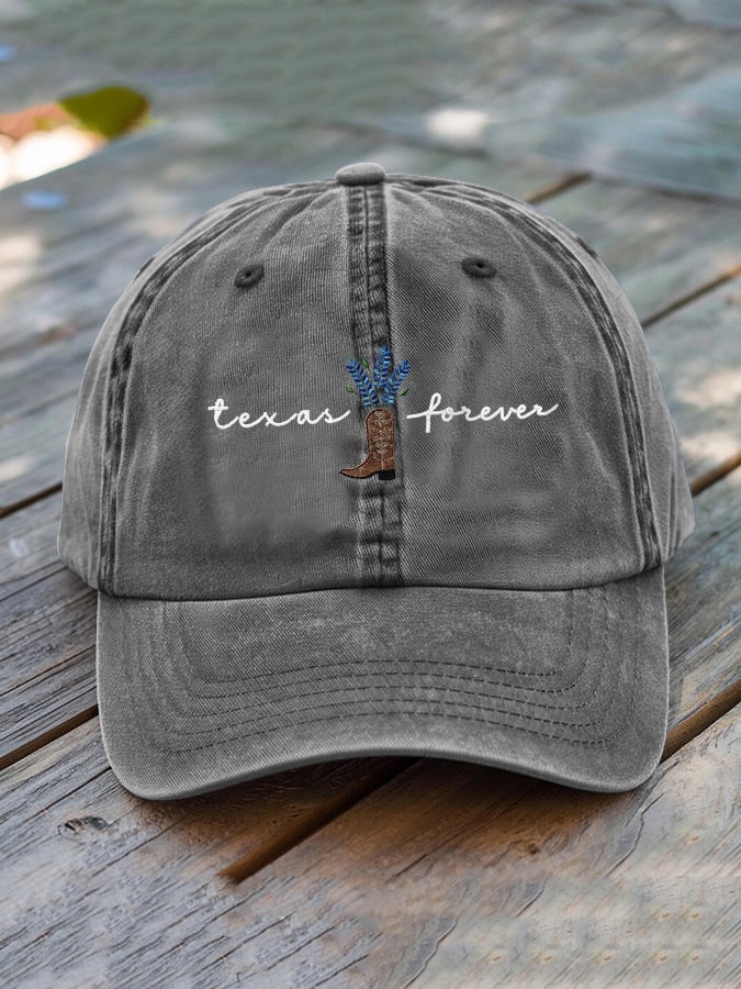 Unisex Texas Forever Print Hat