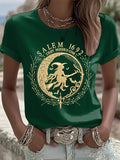 Women's Witches salem Print Casual Shirt