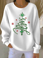 Women's Casual Faith Christmas Sweatshirt
