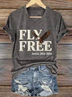 🔥🔥2nd 50% Off 🔥🔥Women's Fly Free Jackie Print T-shirt