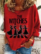 Women's The Witches Printed Crew Neck Sweatshirt