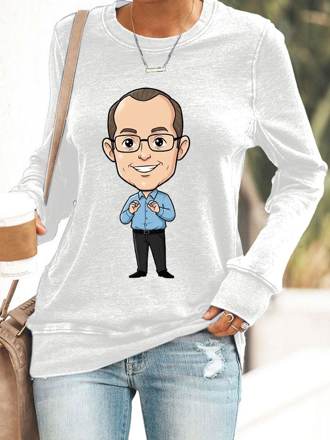 Women's Casual Printed Sweatshirt
