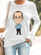 Women's Casual Printed Sweatshirt