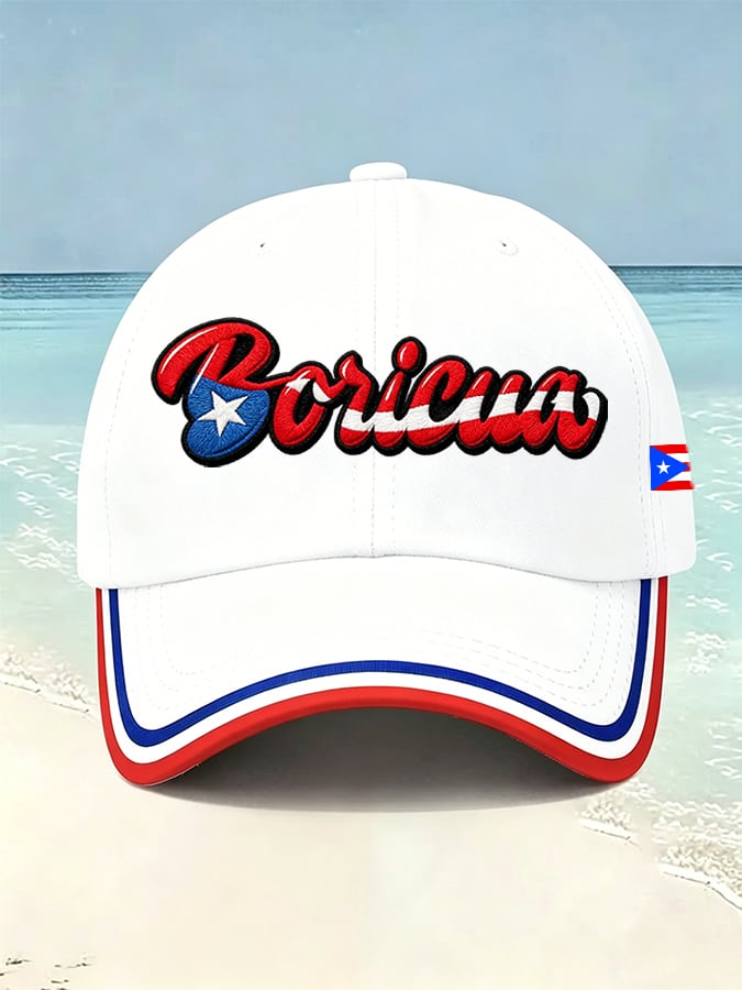 Unisex Puerto Rico Print Hat