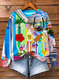 Puerto RIco Singer Boricua Decorate Printed Sweatshirt