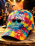 Graphic Baseball Cap for Male and Female Singers' Tours