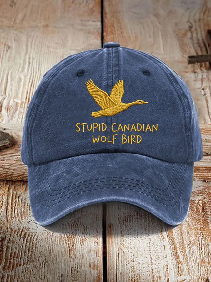 Unisex casual Hockey Romance washed cotton hat