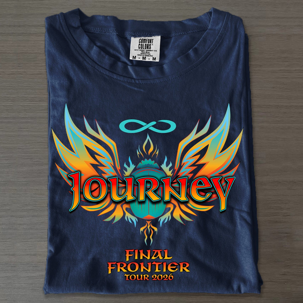 Journey Final Frontier Tour 2025 Art Print Casual T-Shirt