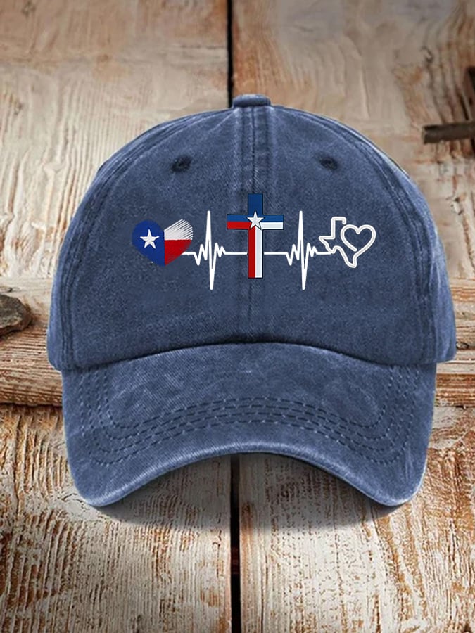 Unisex  Texas Faith Printed Hats