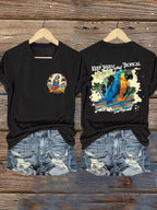 Women's Keep Warm Think Tropical Print Shirt