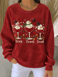 Women's Christmas Print Sweatshirt