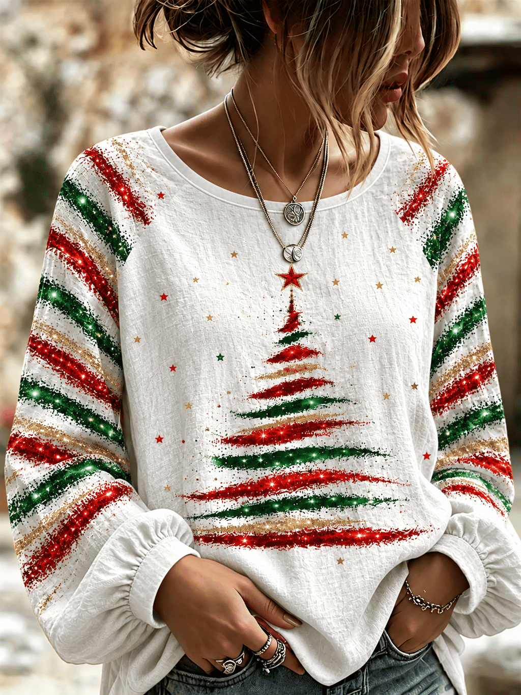 Women's Print Sweatshirt