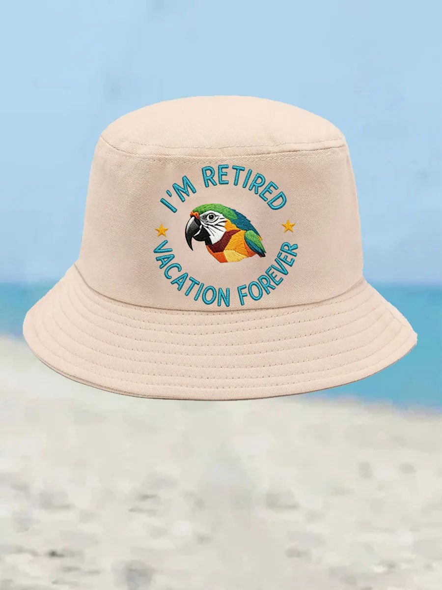 Unisex Resort Hawaiian Design Print Hat