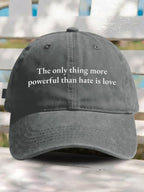 The Bilingual Printed Baseball Cap