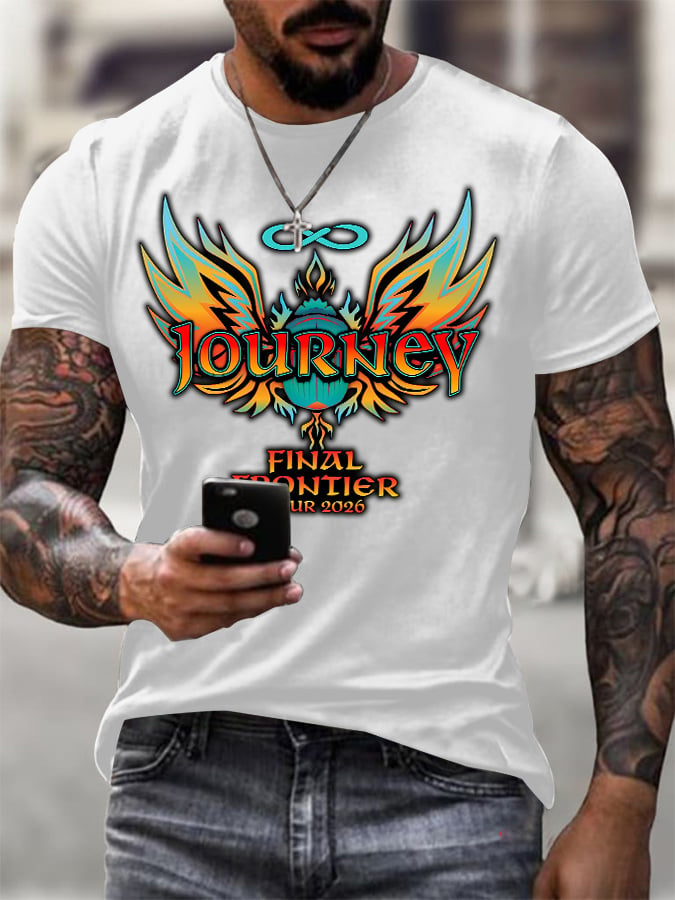 Men's Retro Final Frontier Tour 2026 Print T-Shirt