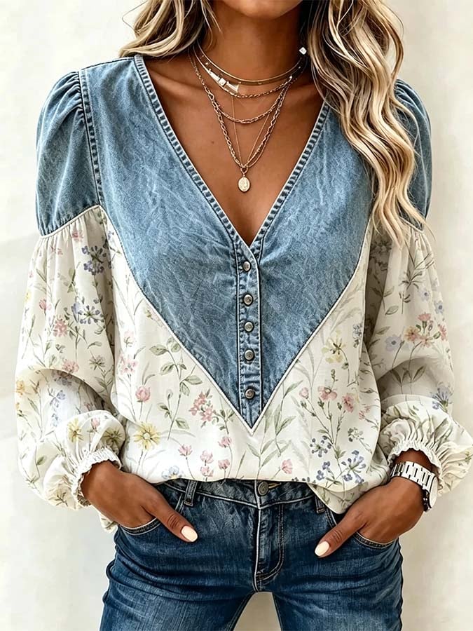 Women'S Casual Leopard Print Shirt