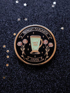 Unisex Midnight Margaritas Print Pin-back Button