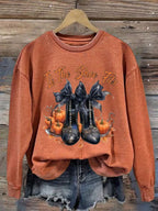 Women's Halloween Printed Casual Sweatshirt